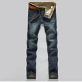 2025 Casual Jeans Men Business Straight Jeans Stretch Denim Pants Trousers Slim Fit Classic Cowboys Young Man Jeans