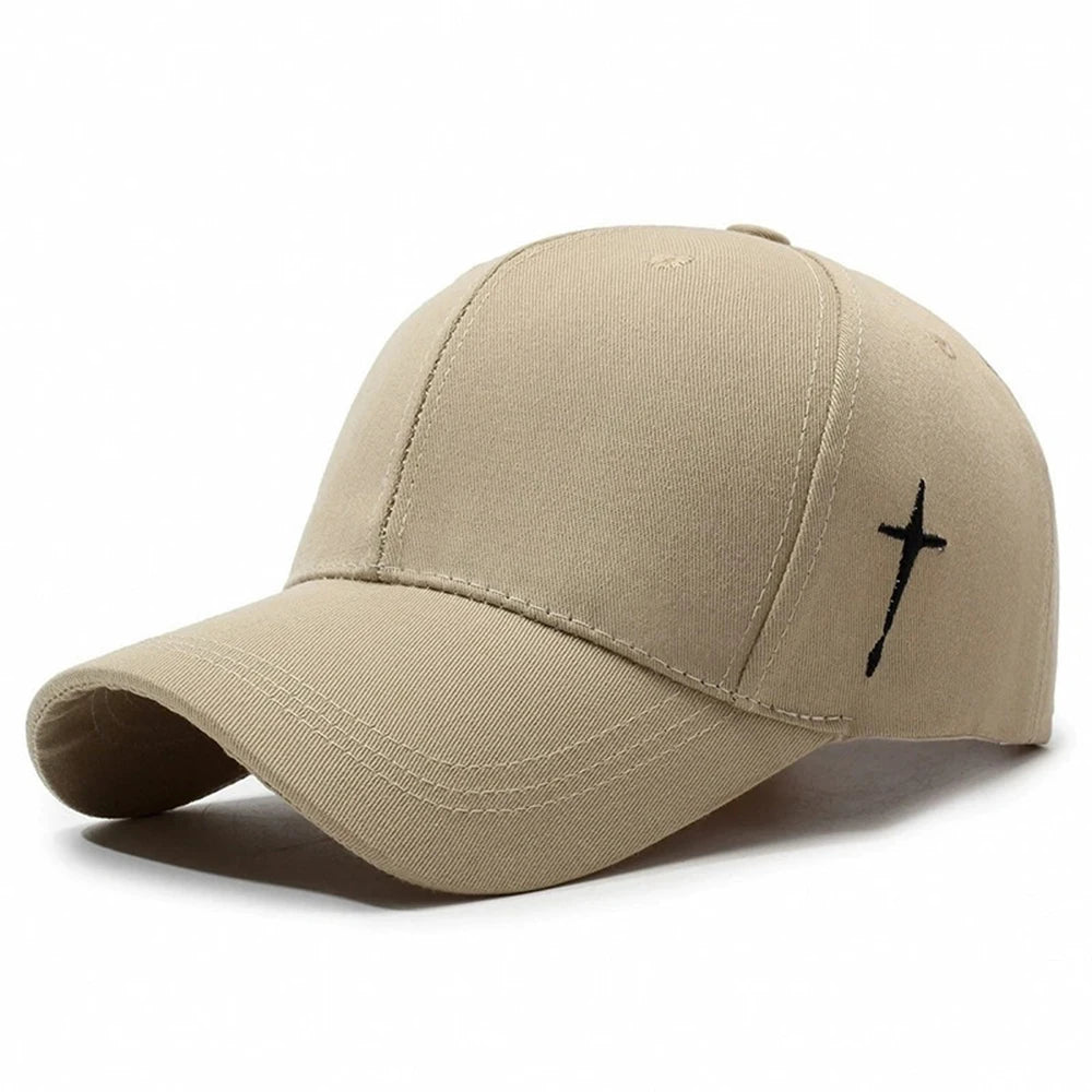 New Spring Style Sports Snapback Hat with Side - embroidered Water Drop and Cross Patterns. It's designed to make the face look