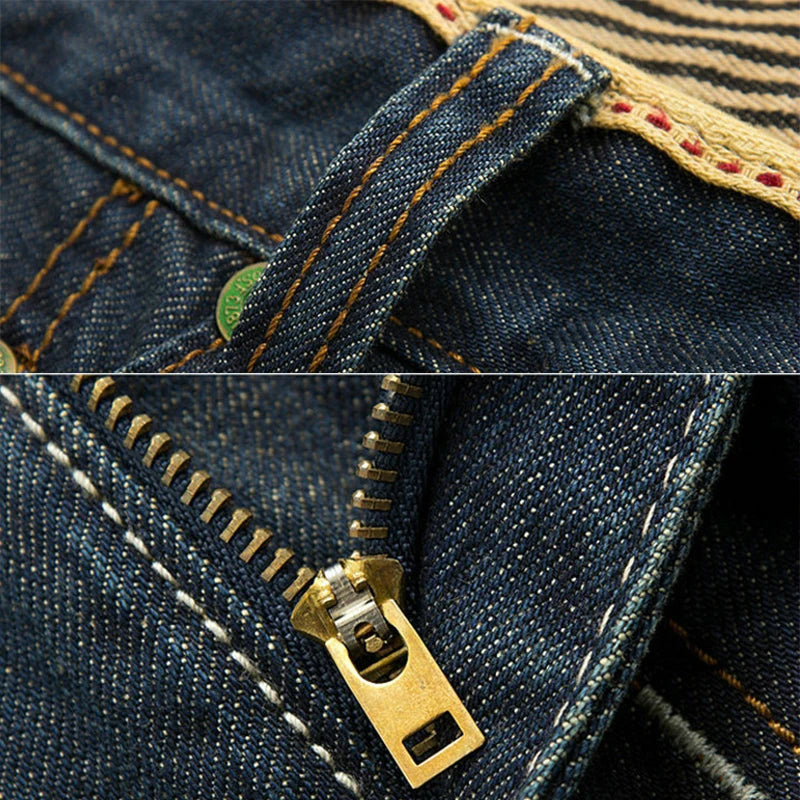 2025 Casual Jeans Men Business Straight Jeans Stretch Denim Pants Trousers Slim Fit Classic Cowboys Young Man Jeans