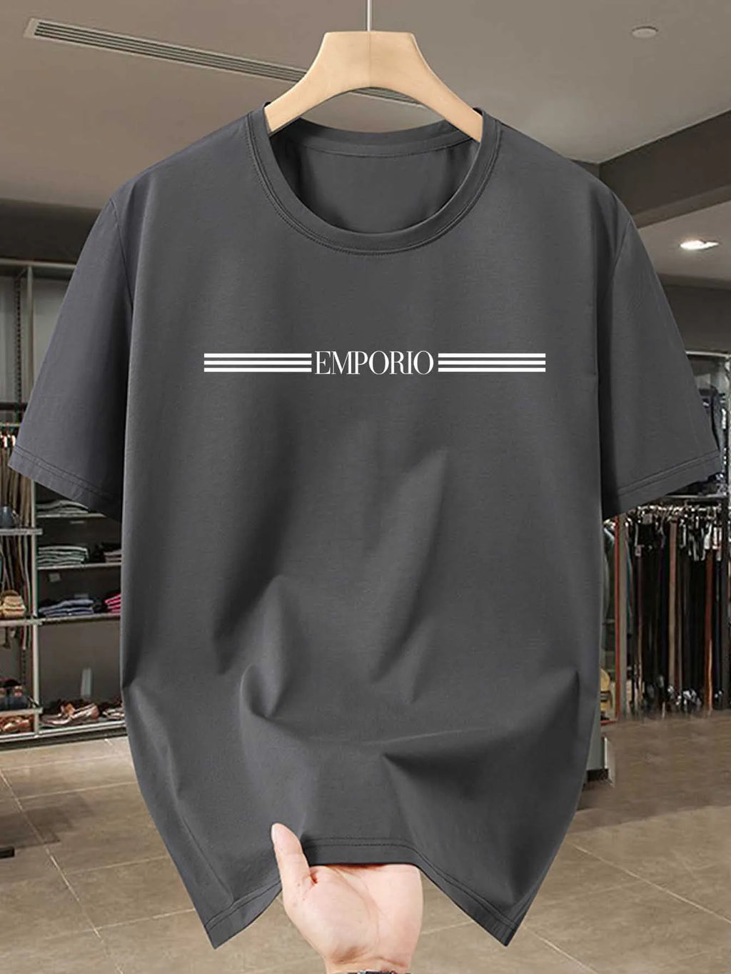 Men's T-Shirts - Breathable Moisture-Wicking Short Sleeve Round Neck Casual & Athletic Tees, All-Season Comfort Fit for Gym