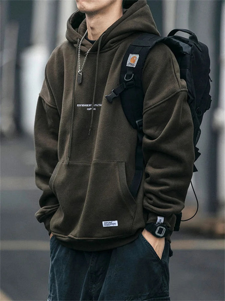 Slouchy hooded sweaters for men in winter American knitwear sweater port vibe small crowd high street lovers sweater trend top