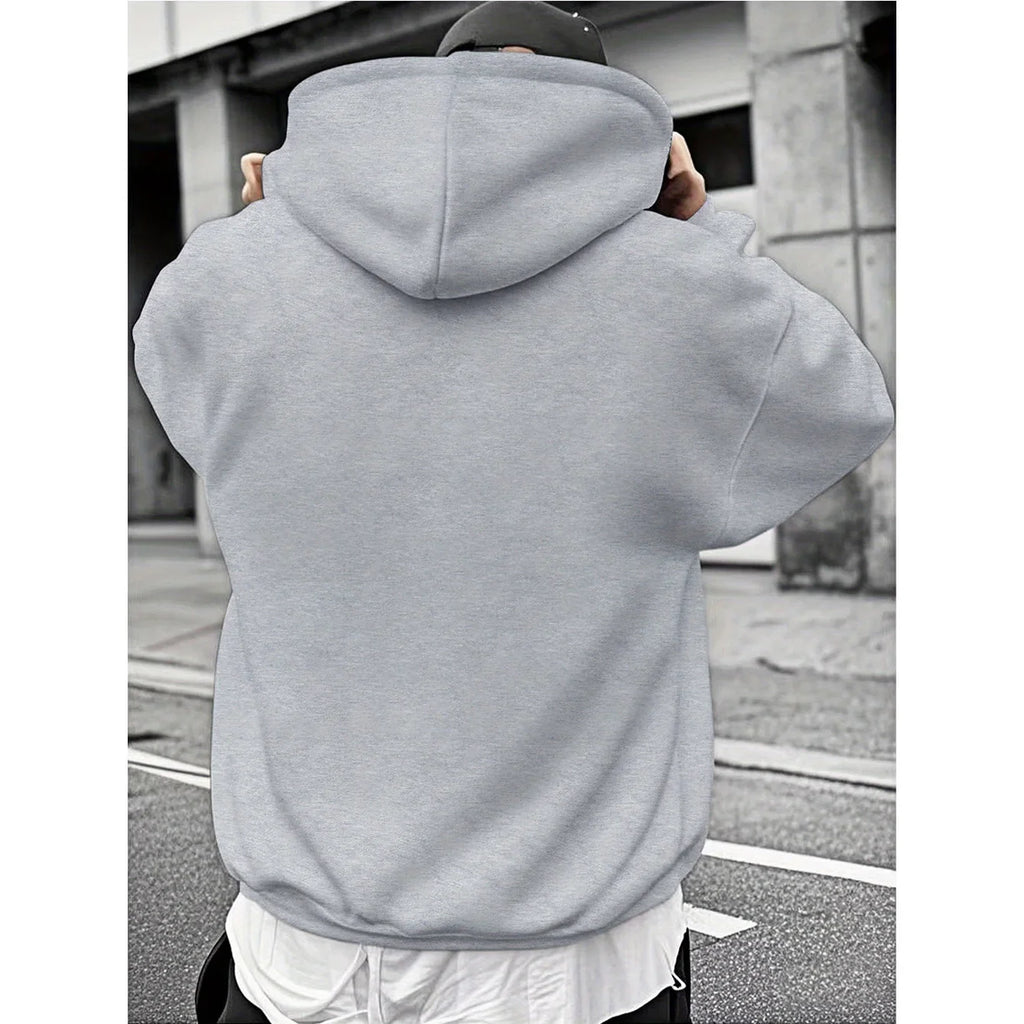 Man Hooded Sweatshirts All Season Daily Casual Sports Hoody Coats Home Outdoor Comfort Gym Fitness Hoodies Fashion Men's Clothes